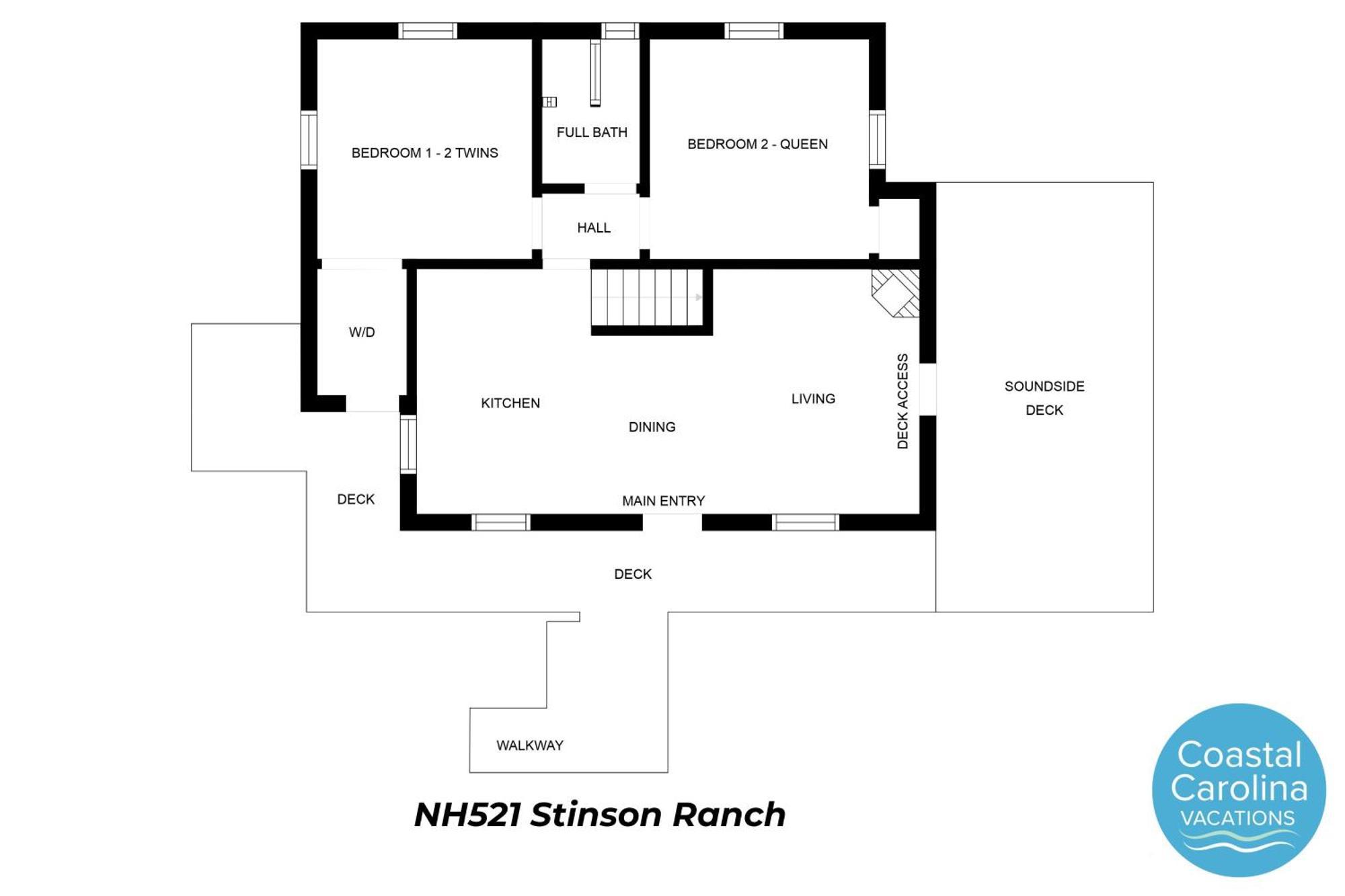 Nh521 Stinson Ranch Villa Nags Head Exteriör bild